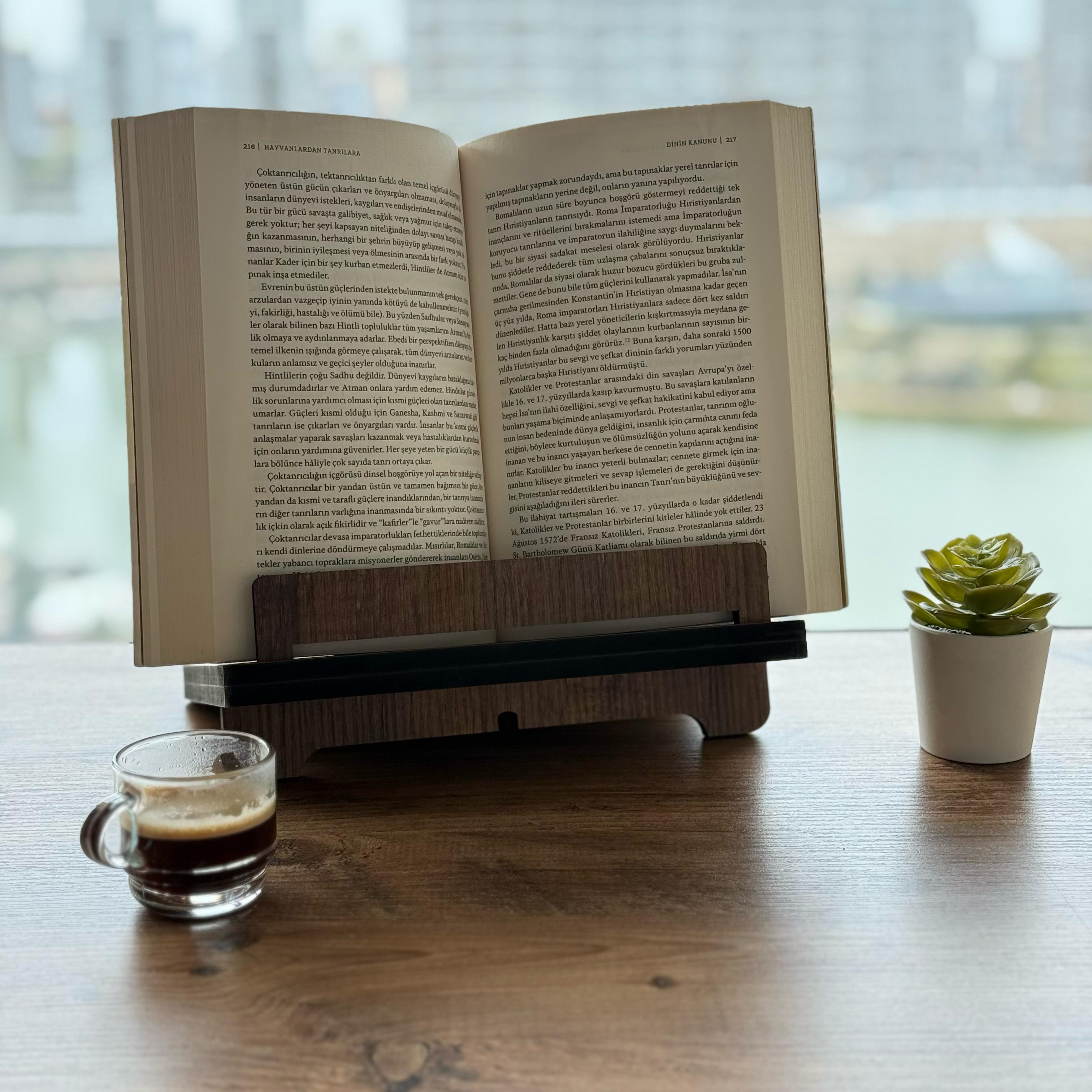 Ahşap Dekoratif Masaüstü Organizer