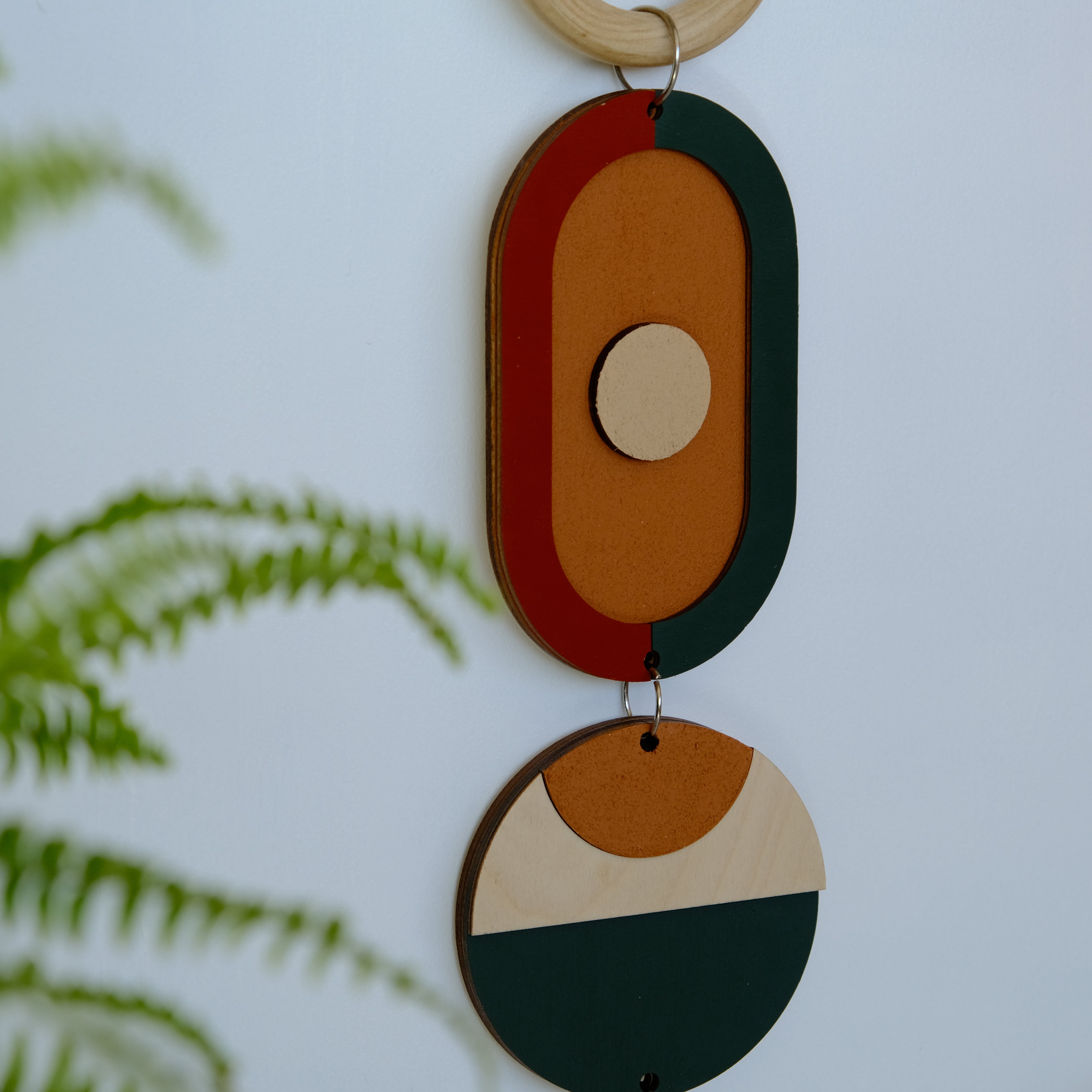 Venocci-Harmony Modern geometrik ahşap duvar dekoru – el yapımı, doğal huş kontrplak