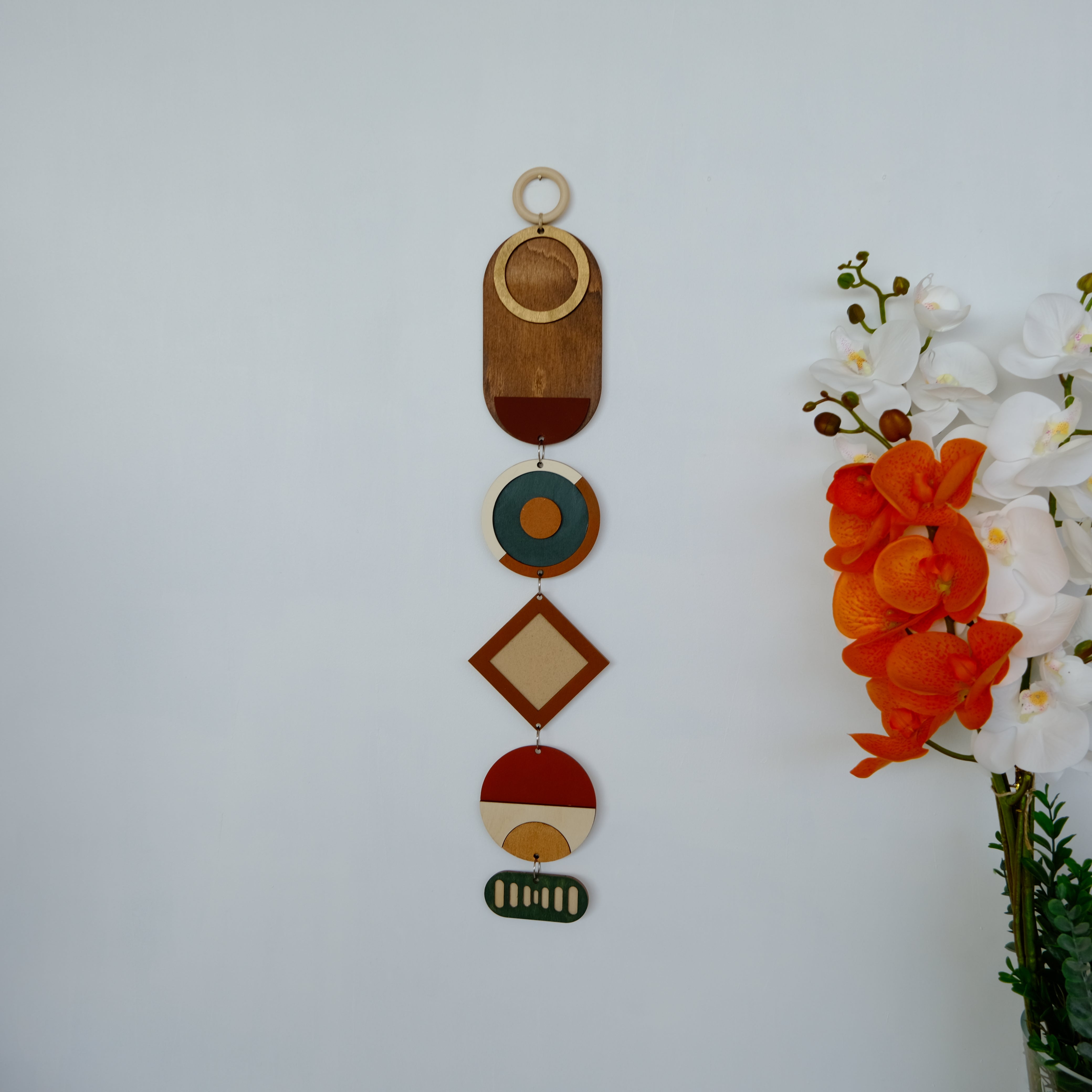 Venocci-Harmony Modern geometrik ahşap duvar dekoru – el yapımı, doğal huş kontrplak