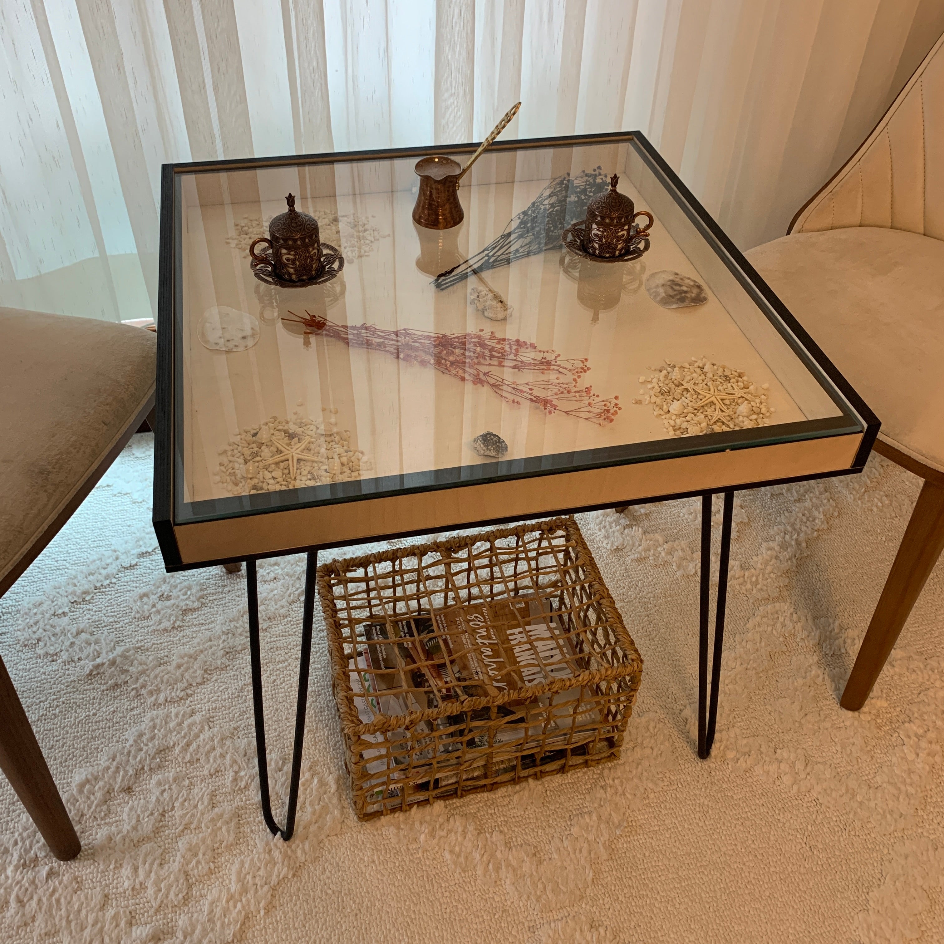 Çok Fonksiyonlu Satranç, Puzzle ve Orta Sehpa, Kahve Sehpası