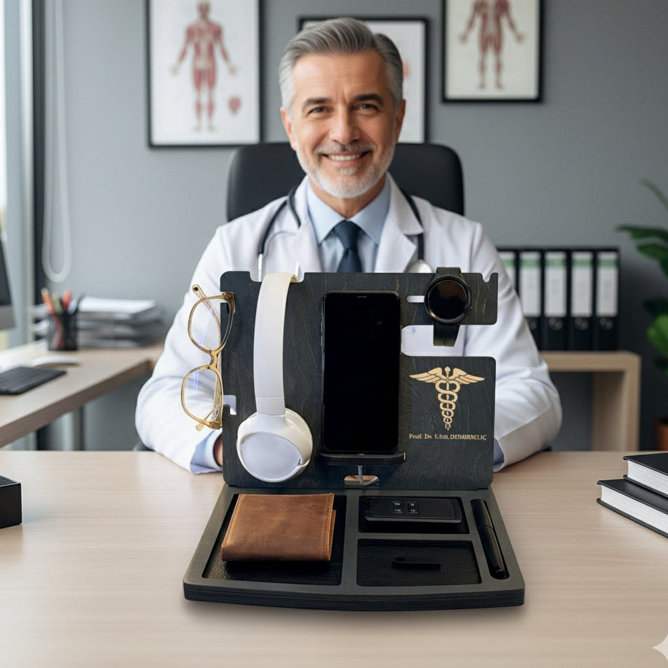Doktorlar için Özel Logo ve İsim Baskılı Doktor hediyesi - Masaüstü Düzenleyici