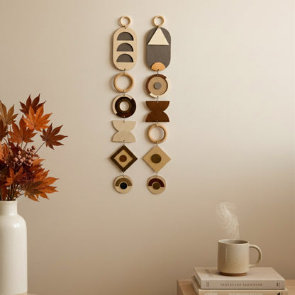 Kahve & Bej Duvar Dekoru, Toprak Tonlara Sahip Duvar Süsü