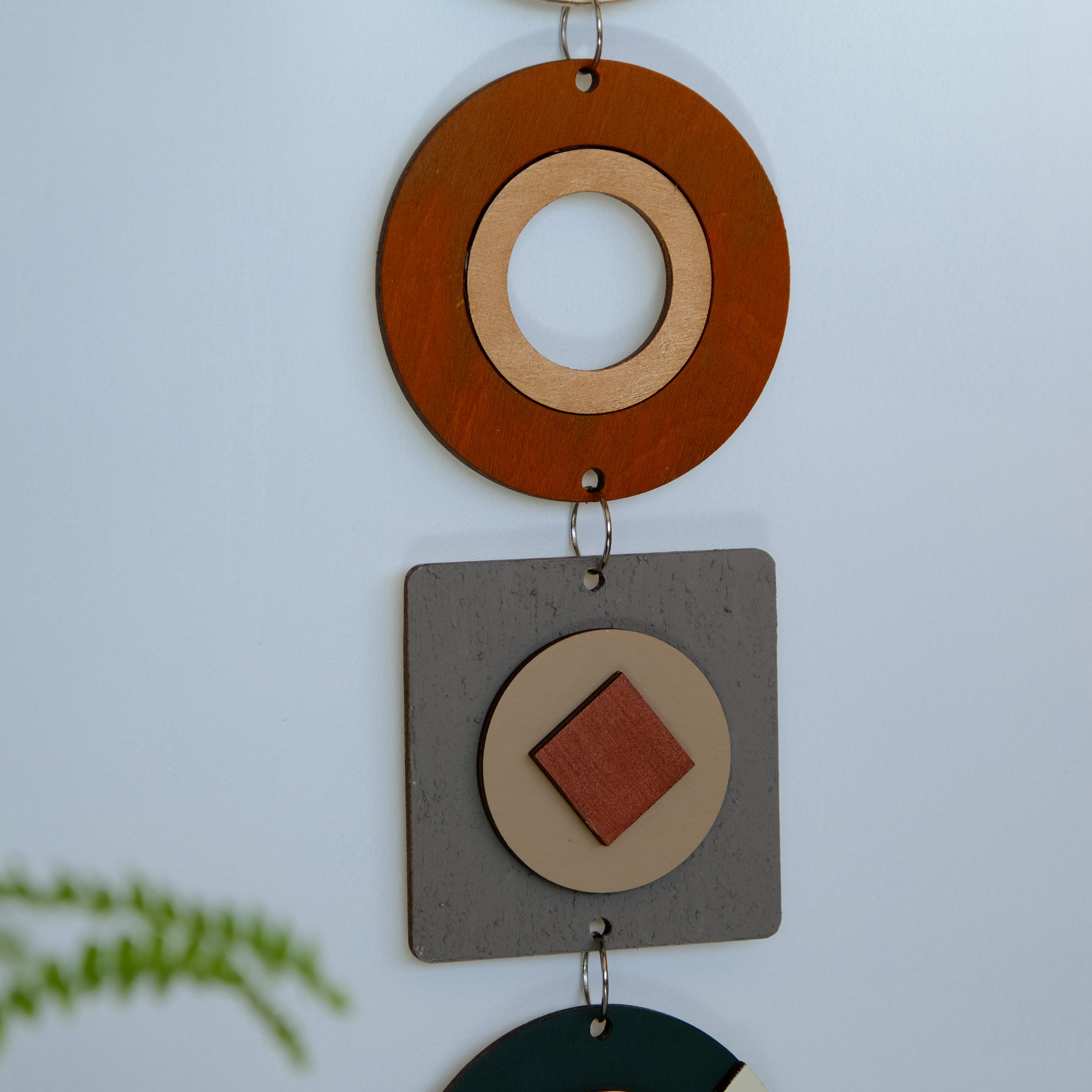 Venocci-Harmony Modern geometrik ahşap duvar dekoru – el yapımı, doğal huş kontrplak