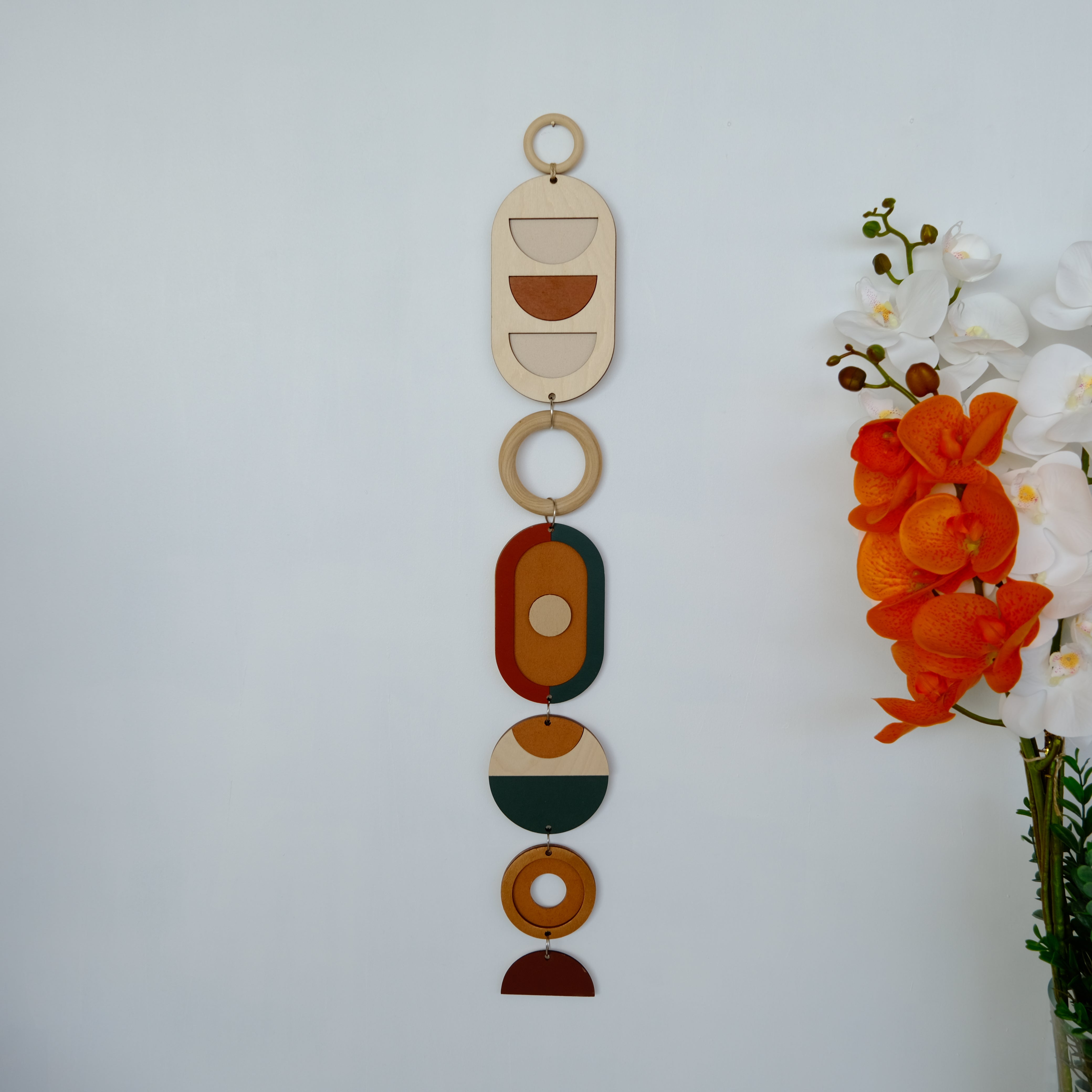 Venocci-Harmony Modern geometrik ahşap duvar dekoru – el yapımı, doğal huş kontrplak