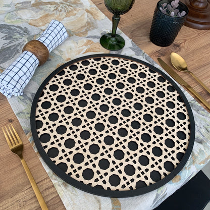 Rattan Ahşap Supla, Yemek Masası Dekoru