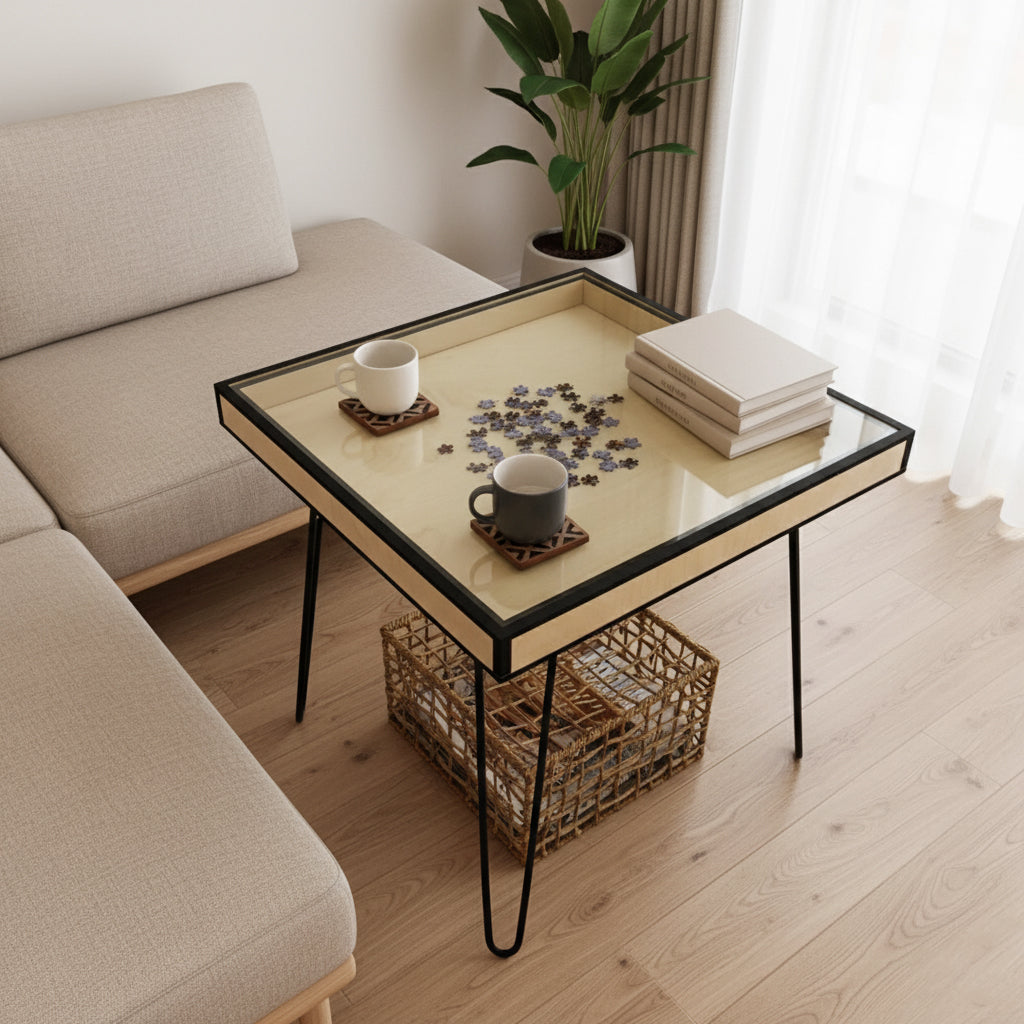 Çok Fonksiyonlu Satranç, Puzzle ve Orta Sehpa, Kahve Sehpası