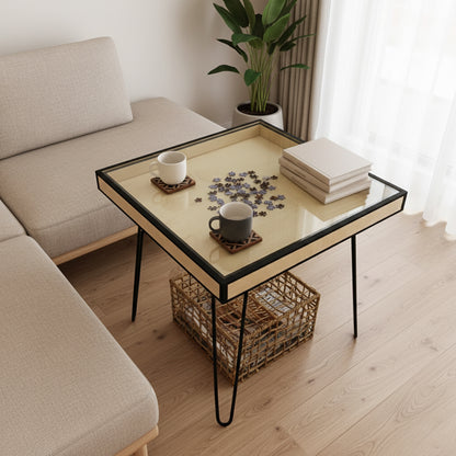 Çok Fonksiyonlu Satranç, Puzzle ve Orta Sehpa, Kahve Sehpası