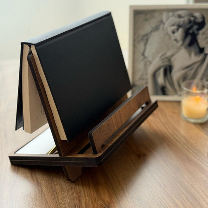 Ahşap Dekoratif Masaüstü Organizer