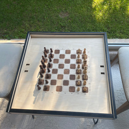 Çok Fonksiyonlu Satranç, Puzzle ve Orta Sehpa, Kahve Sehpası