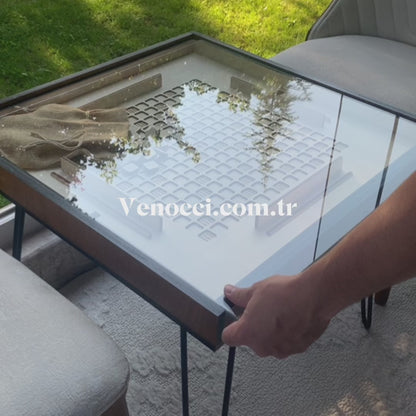 Çok Fonksiyonlu Satranç, Puzzle ve Orta Sehpa, Kahve Sehpası